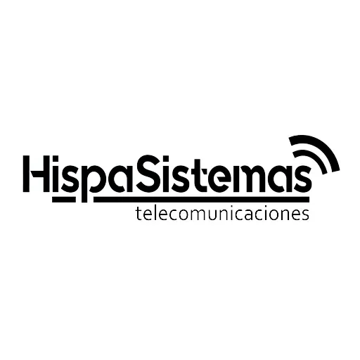 Logo de HispaSistemas Telecomunicaciones con icono WiFi
